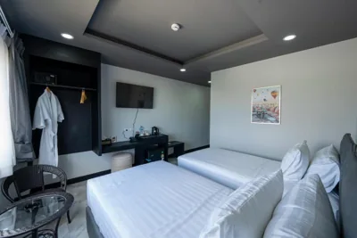 Deluxe-Doppel- oder Zweibettzimmer — Aslan Boutique Apartments
